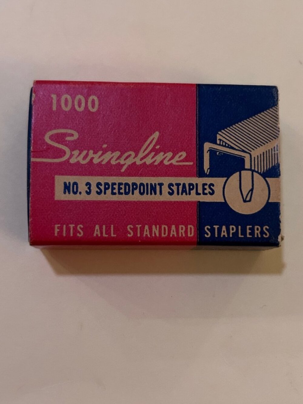 Vintage Small Box of Swingline No. 3 Speedpoint Staples